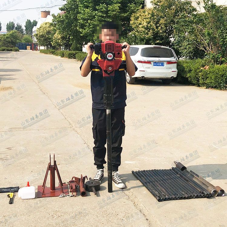 小型手持沖擊式取土鉆機(jī)，完整取芯款式多樣，輕便鉆機(jī)，上山勘探施工高效